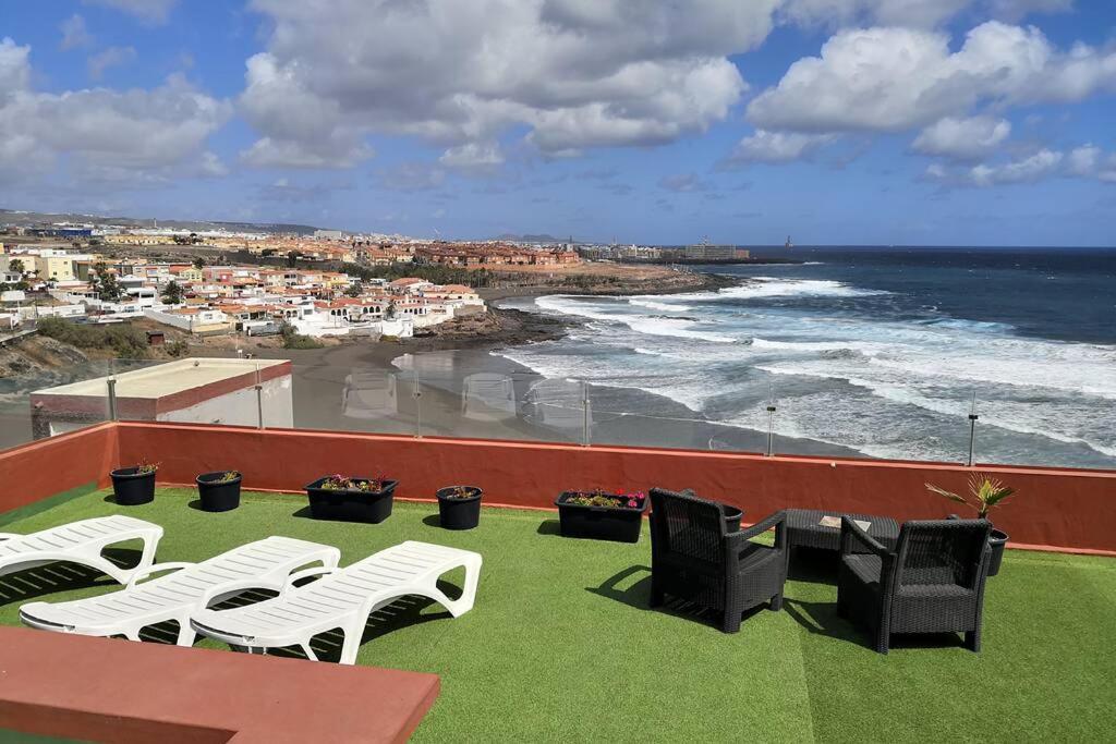 Cosy Flat For 2 Directly At The Beach Apartment Melenara Exterior photo