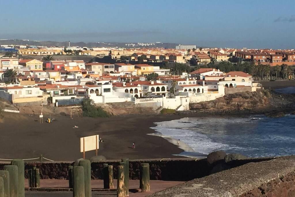 Cosy Flat For 2 Directly At The Beach Apartment Melenara Exterior photo